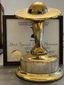 An Academy of Science Fiction Fantasy and Horror films award, Saturn Award presented to George Gibbs