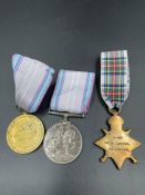 WWI Trio of Medals 1914/15 Star, British War And Victory Medals for PTE H J Sargent G-4160 The