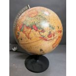 A 1980's globe