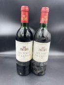 Two Bottles of 1981 Chateau Latour 'Les Forts de Latour'