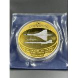 Concorde Memorabilia: A Medallion from the final flight of Concorde