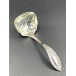 A Sterling silver sauce ladle