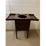 A mahogany wash stand AF