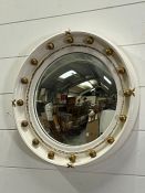 A round mirror