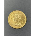 A 1974 Gold Sovereign Coin