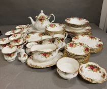 A Royal Albert "Old Country Roses" dinner service