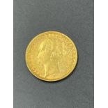 An 1881 Gold Sovereign Coin