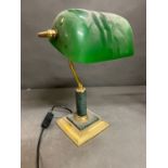 A bankers Lamp