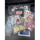 A selection of twelve coin collector packs,