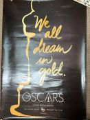 "We All Dream Of Gold" Oscars poster when hosted by Chris Rock from the estate of George Gibbs,