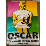 An Oscars poster designed by Brett Davidson 2004 from the estate of George Gibbs, double Oscar