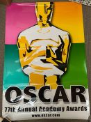 An Oscars poster designed by Brett Davidson 2004 from the estate of George Gibbs, double Oscar