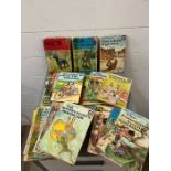 A selection of Ladybirds books