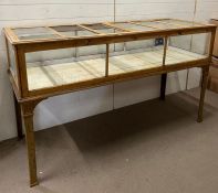 A French display cabinet on legs 183 L x 106 H x 68 D