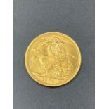 A 1974 Gold Sovereign Coin