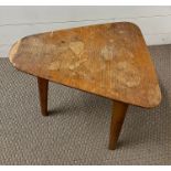 A Mid Century tri-form teak table (40cm x 40cm)