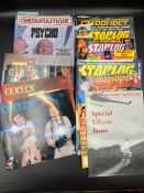 A selection of film industrial magazines and other movie cinefex booklets from the estate of