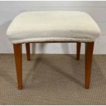 A Mid Century teak stool