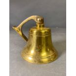 A Brass ships bell