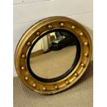 A gilt Regency style wall mirror