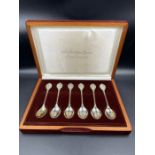 The Sovereign Queens Spoon Collection, hallmarked and originally created to celebrate Queen
