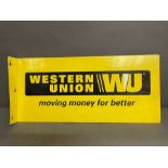 A Western Union sign