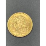 A 1968 Gold Sovereign Coin