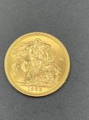 A 1968 Gold Sovereign Coin