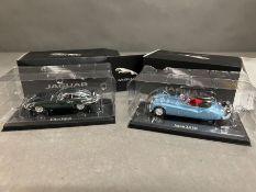 Two Jaguar Diecast model cars