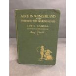 Alice in Wonderland and through the looking glass by Lewis Carroll hardback book with illustrations