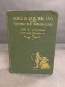 Alice in Wonderland and through the looking glass by Lewis Carroll hardback book with illustrations