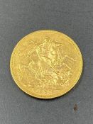 An 1871 Gold Sovereign Coin