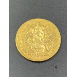 An 1871 Gold Sovereign Coin