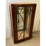 An Art Deco Rurka display cabinet 1930's style (H120cm W66cm D30cm)