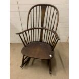 An Ercol style rocking chair