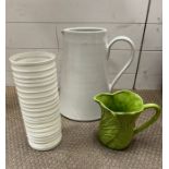 A selection of jugs and vases