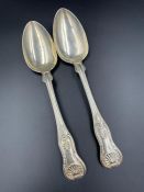 A Pair of Baily & Kitchen (American) spoons