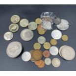 A selection of collectable coins, various denominations, years etc.