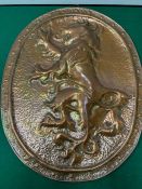 Cooper plaque "Lion Passail"