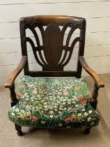 A low fire side chair