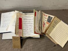 A selection of Militaria sheet music, life guards