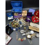 A selection of costume jewellery