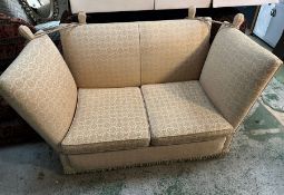 Two seater dropsided sofa