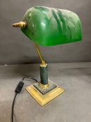 A bankers Lamp
