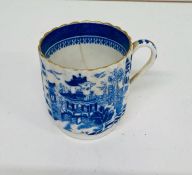 A Blue and white Copeland Spode cup