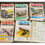 Nine boxes of Vintage Railway Modeller Magazines from 1981-2001