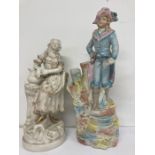 Two porcelain figurines