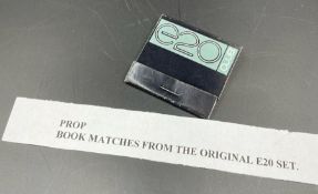 Eastenders Memorabilia: E20 club prop matchbook