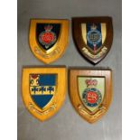 Four Military wall plaques