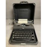 A cased Vintage Royal typewriter